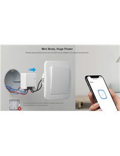 SONOFF smart διακόπτης ZBMINI, ZigBee 3.0, λευκός