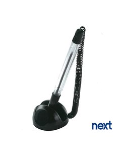 Next στυλό για γκισέ μαύρο με μπλε μελάνι