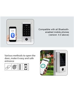 SECUKEY αυτόνομο πληκτρολόγιο πρόσβασης SCK-H1-BT, αδιάβροχο, Bluetooth