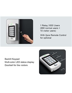 SECUKEY αδιάβροχο πληκτρολόγιο πρόσβασης SCK-K9, 125KHz