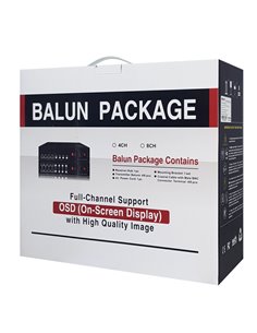 FOLKSAFE video and power receiver hub FS-HD4604VPS12, 4 channel