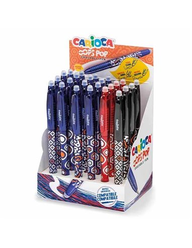 Carioca OOPS στυλό Erasable 0,7mm σε 3 χρώματα