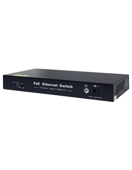 FOLKSAFE PoE Ethernet Switch FS-S1008EP-E, 8 Ports 10/100Mbps