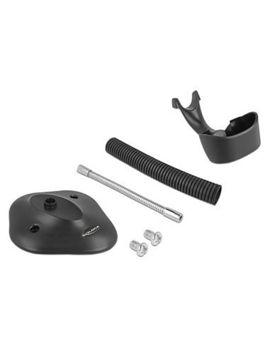 DELOCK βάση για barcode scanner 90555, εύκαμπτη, μαύρη