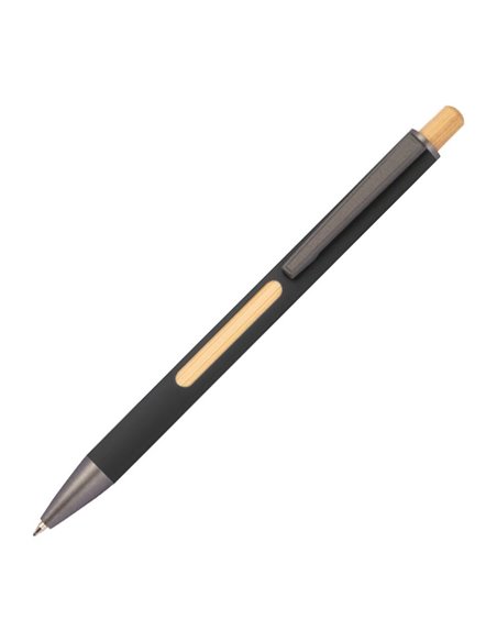Στυλό από ανακυκλωμένο αλουμίνιο μαύρο Υ14,7xØ1εκ. Δυνατότητα εκτύπωσης