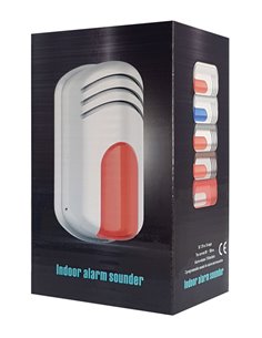 Ενσύρματη σειρήνα εσωτερικού χώρου HX-SL106, κόκκινη