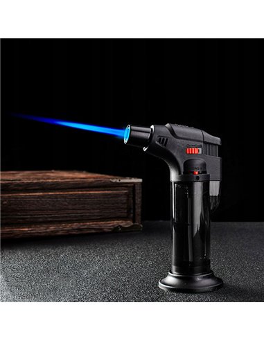 Φλόγιστρο υγραερίου AG306C, με βάση, μαύρο