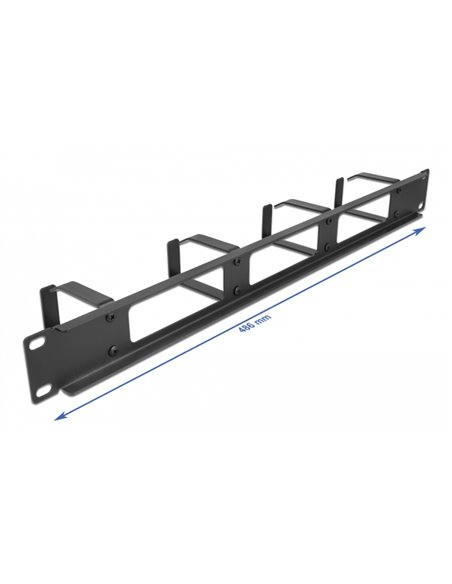 DELOCK Cable Managment για rack 66658, 4 θέσεων, 1U, μεταλλικό