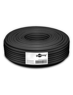 GOOBAY καλώδιο δικτύου 53867, CAT 7 S/FTP, Copper, 50m, μαύρο