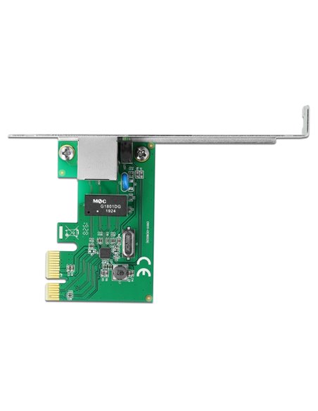 DELOCK κάρτα επέκτασης PCI Express σε RJ45 90381, 1000Mbps, low profile