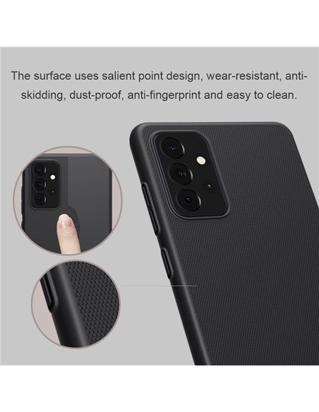 NILLKIN θήκη Super Frosted Shield για Samsung Galaxy A72 4G/5G, μπλε