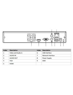 HIKVISION HIWATCH DVR καταγραφικό HWD-6104MH-G3, H.265+, 4 κανάλια