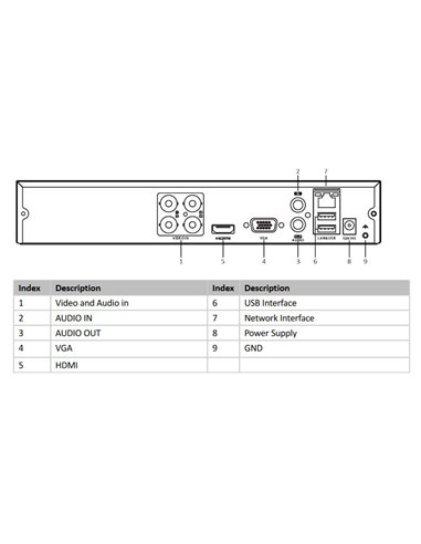 HIKVISION HIWATCH DVR καταγραφικό HWD-6104MH-G3, H.265+, 4 κανάλια