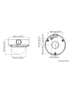 HIKVISION HIWATCH IP κάμερα HWI-D640H-Z, POE, 2.8-12mm, 4MP, IP67 & IK10