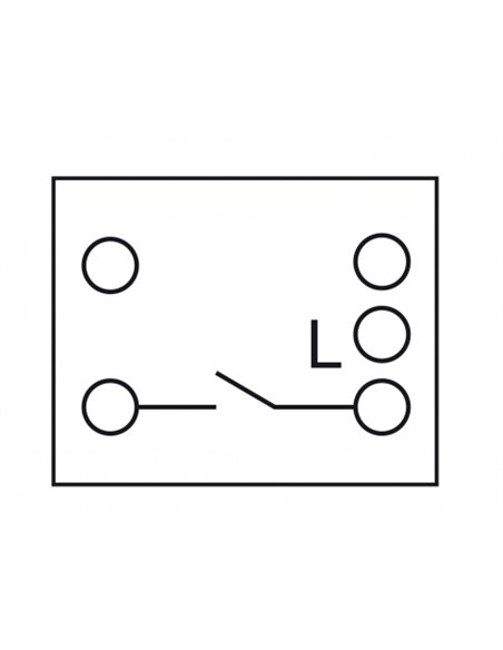 DELOCK module διακόπτης Easy 45 81359, μονός, 1-pole, 1-way, λευκός