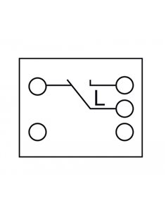 DELOCK module διακόπτης Easy 45 81362, μονός, 1-pole, 2-way, λευκός