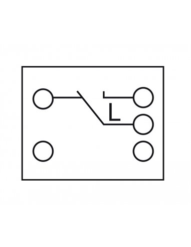 DELOCK module διακόπτης Easy 45 81362, μονός, 1-pole, 2-way, λευκός