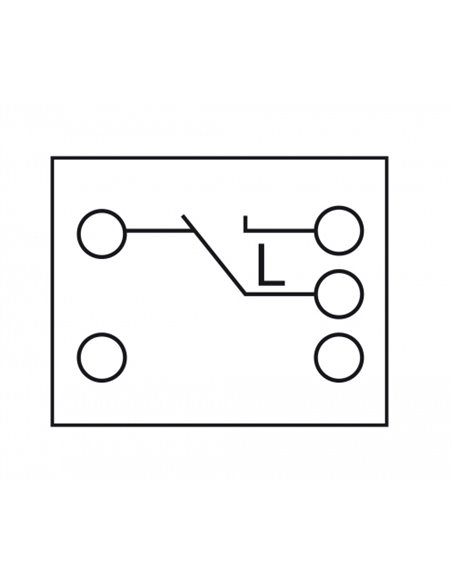 DELOCK module διακόπτης Easy 45 81362, μονός, 1-pole, 2-way, λευκός