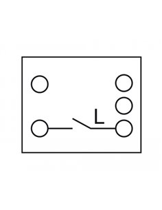 DELOCK module διακόπτης Easy 45 81364, μονός, 1-pole, 1-way, λευκός