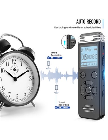 Ψηφιακό καταγραφικό ήχου V508, 40GB, 700mAh, μαύρο
