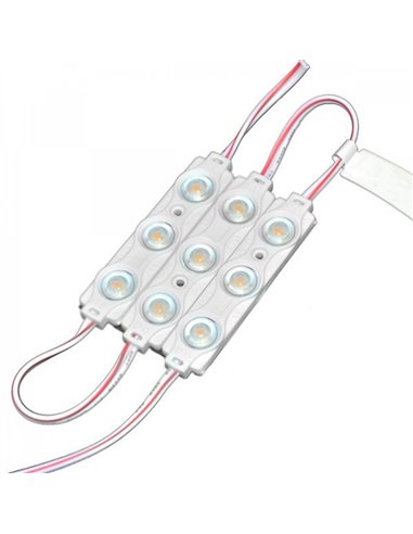OPTONICA LED lens module 4513, 12V, 0.72W, 3000K, IP65