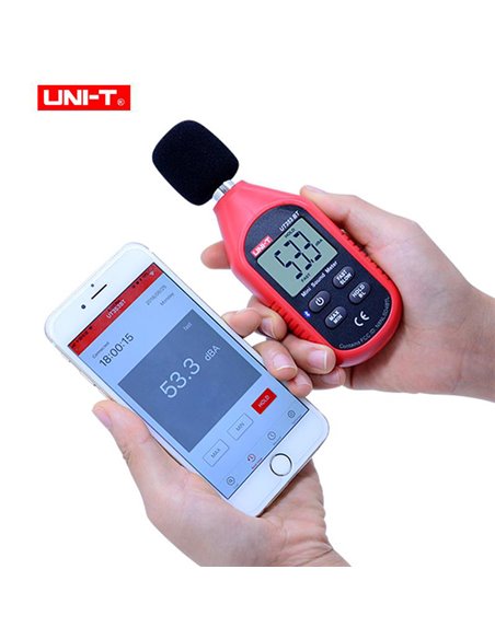 UNI-T ψηφιακό ντεσιμπελόμετρο UT353BT, 30-130dB, Bluetooth