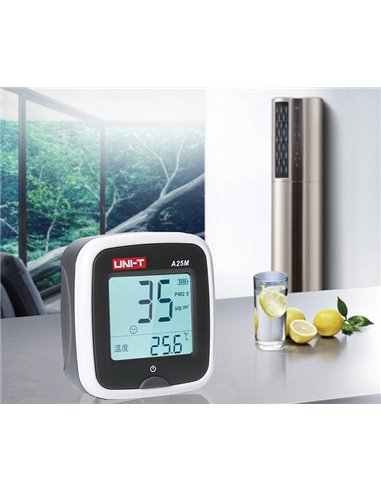UNI-T ψηφιακός μετρητής περιβάλλοντος A25M, PM2.5 & θερμοκρασία