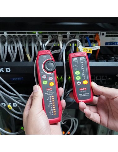 UNI-T tester καλωδίων δικτύου UT683KIT, RJ45/RJ11