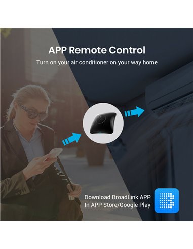 BROADLINK σύστημα τηλεχειρισμού ηλεκτρικών συσκευών RM4 Pro, IR/RF, WiFi