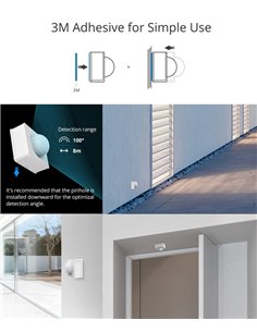 SONOFF smart αισθητήρας κίνησης PIR3-RF, 433MHz, 8m 100°