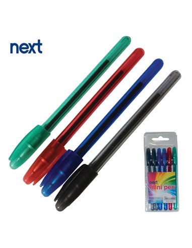 Next mini ball pen 1mm 6τεμ.