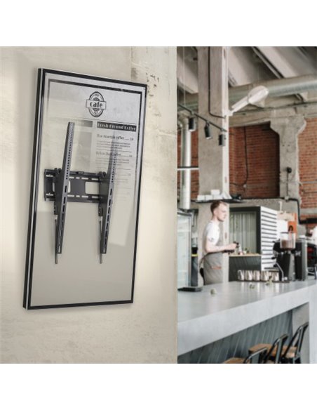 BRATECK επιτοίχια βάση τηλεόρασης LP42-64AT, 37-75", έως 75kg, οριζόντια