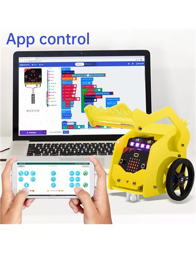 KEYESTUDIO desk bit mini car KS4026, για Micrο:bit STEM