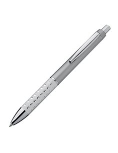 Πλαστικό στυλό με ζώνη λαβής ασημί Υ14,4xØ1,1εκ.