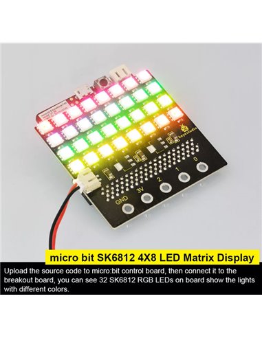 KEYESTUDIO SK6812 4x8 LED dot matrix shield KS0315 για Micro:bit