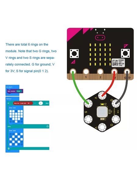 KEYESTUDIO PIR motion sensor module KS0422 για Micro:bit