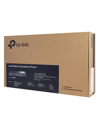 TP-LINK load balance broadband router TL-R480T+, 5x Ethernet port, Ver 9