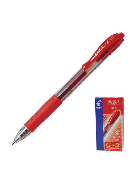 Pilot στυλό gel G2 fine κόκκινο 0,7mm