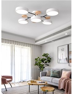 POWERTECH κάλυμμα φωτιστικού SPHLL-0042-COVER, στρόγγυλο, Φ17.6cm, λευκό