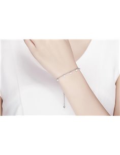 BAMOER βραχιόλι SCB103 με κυβική ζιρκόνια, ασήμι 925, ασημί