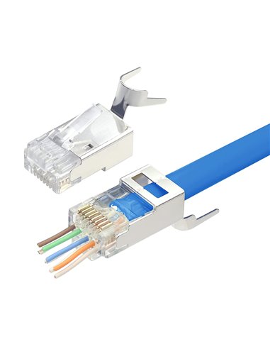 POWERTECH βύσμα RJ45 Cat 6a CAB-N286, copper, open type, 1.2mm, 10τμχ