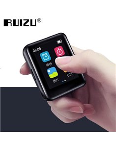 RUIZU MP3 player M4 με ηχείο, 1.8", 16GB, BT, ελληνικό μενού, μαύρο