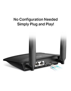TP-LINK Wireless N Router TL-MR100, 4G LTE, Wi-Fi 300Mbps, Ver. 1.2