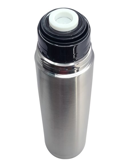 BRUNO θερμός BRN-0069, με καπάκι-κύπελλο, anti-slip, 1000ml, ασημί