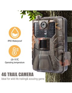 SUNTEK κάμερα για κυνηγούς HC-900PRO, PIR, 4G, 30MP, 4K, IP66