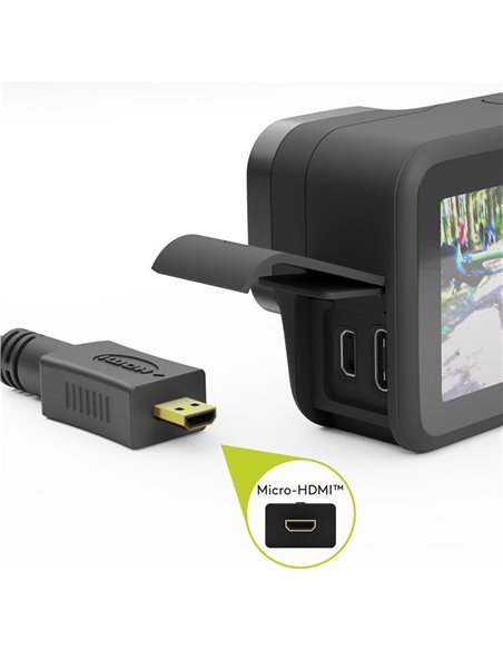 GOOBAY καλώδιο micro HDMI σε HDMI 53786 με Ethernet, 4K/60Hz, 3m, μαύρο