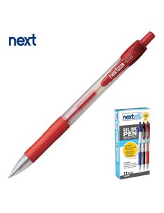 Νext στυλό gel pen με κουμπί κόκκινο 0.7mm