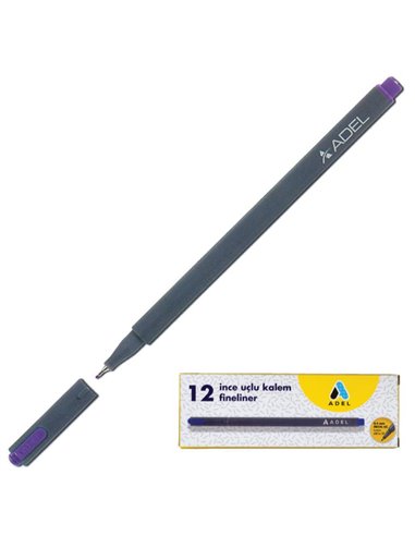 Adel μαρκαδόρος fineliner 0.4mm μωβ