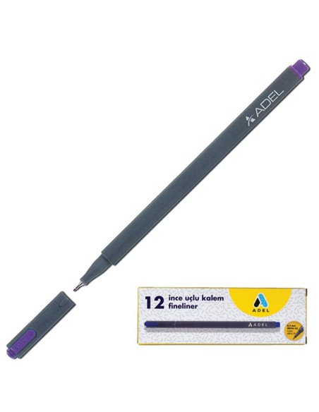 Adel μαρκαδόρος fineliner 0.4mm μωβ