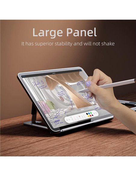 CABLETIME μεταλλική βάση tablet CT-PS02-AG, 7-12.9", ρυθμιζόμενη, γκρι